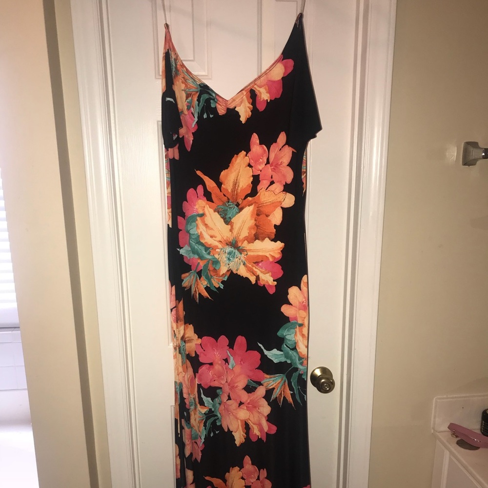 Sexy fitted maxi dress